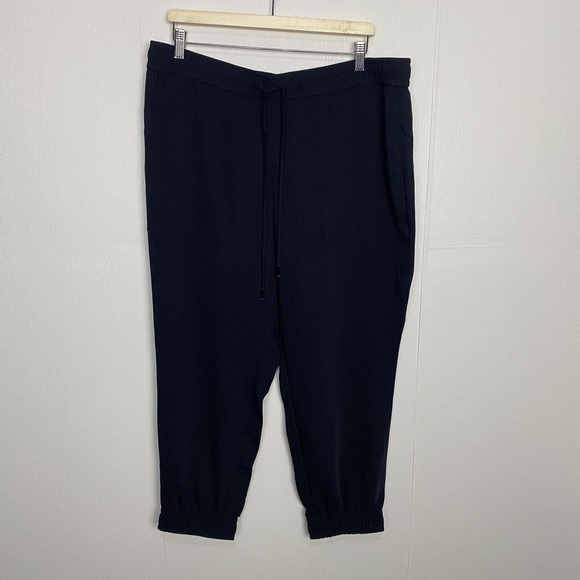 Ann Taylor Women’s NWT Black Jogger Dress Pants Polyester Size XLP. - Picture 1 of 13